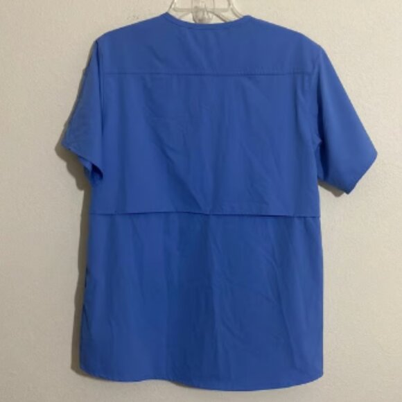 CARHARTT Men's Force Modern Fit Scrub Top BLUE Size S - Picture 2 of 6